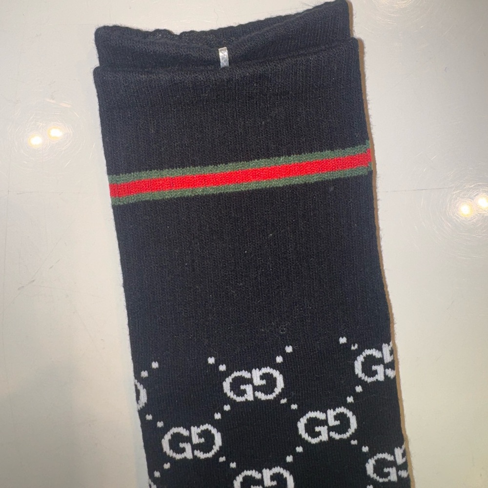 🛍️Black Logo-Pattern Crew Socks Fashion socks - Picture 4 of 7